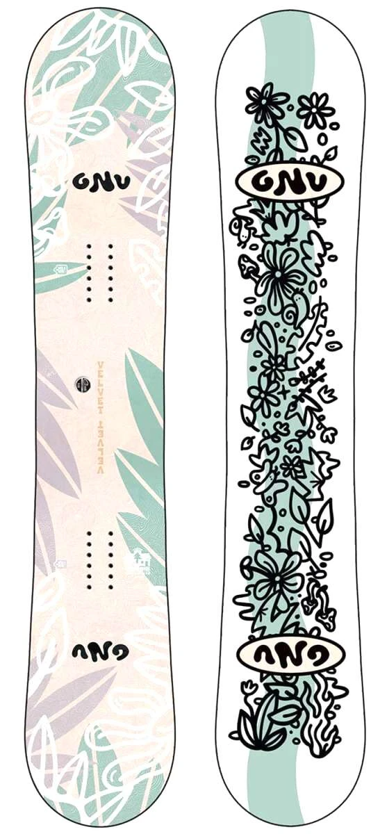 GNU Ladies Velvet Snowboard 2022-2023 1 GNU Ladies Velvet Snowboard 2022-2023