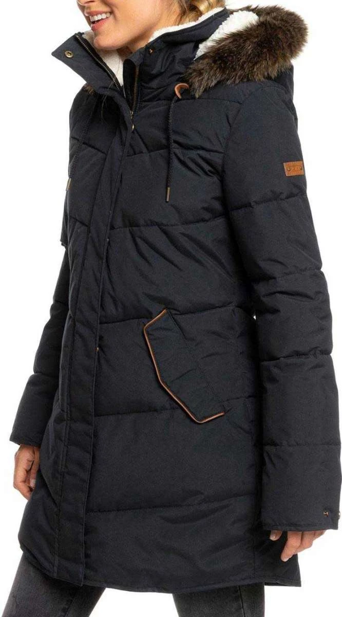 Roxy Ladies Ellie Long Puffer Jacket 2020-2021 2 Roxy Ladies Ellie Long Puffer Jacket 2020-2021 - Image 2