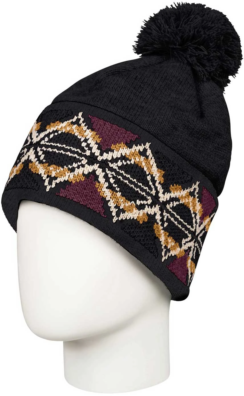Roxy Ladies' Lizzie Pom-Pom Beanie 2019-2020 1 Roxy Ladies' Lizzie Pom-Pom Beanie 2019-2020