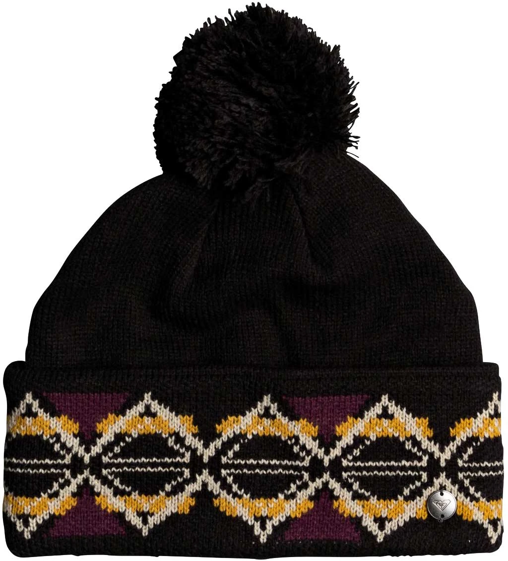 Roxy Ladies' Lizzie Pom-Pom Beanie 2019-2020 2 Roxy Ladies' Lizzie Pom-Pom Beanie 2019-2020 - Image 2