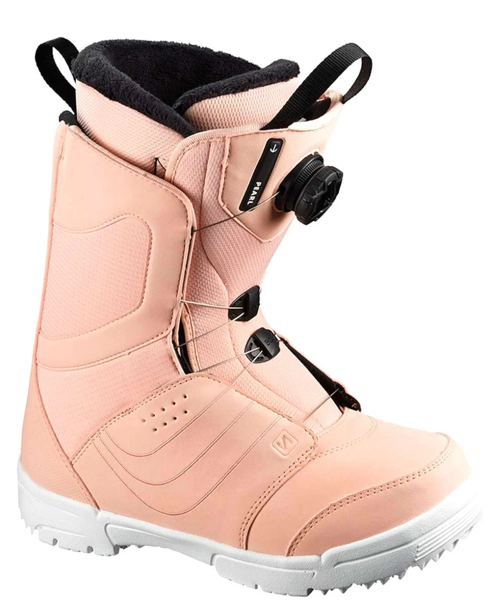 Salomon Ladies Pearl BOA Snowboard Boots 2020-2021 1 Salomon Ladies Pearl BOA Snowboard Boots 2020-2021